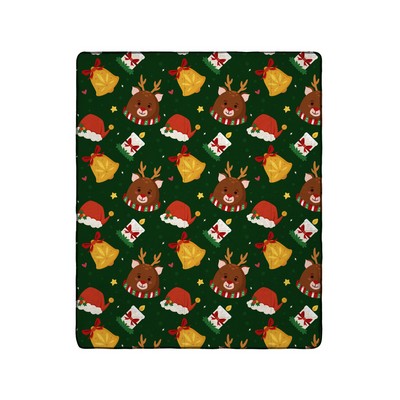 Soft Plush Flannel Throw Sublimation Blanket