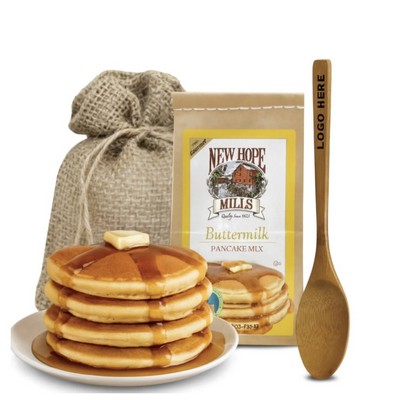 Buttermilk Pancake Breakfast Gift Set with Custom Spoon