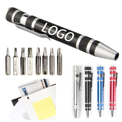8" 1 Magnetic Pocket Screwdriver Set