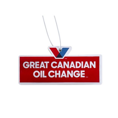 Custom Shaped Air Freshener W/A String