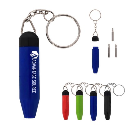 Multi-Bit Screwdriver Keychain Set
