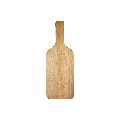 Maple Hardwood Wine Bottle Cheese Board