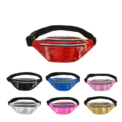Adjustable Holographic Fanny Pack