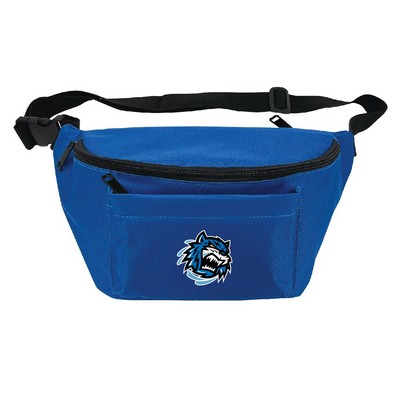 Three-zipper Fanny Pack/Crossbody Sling