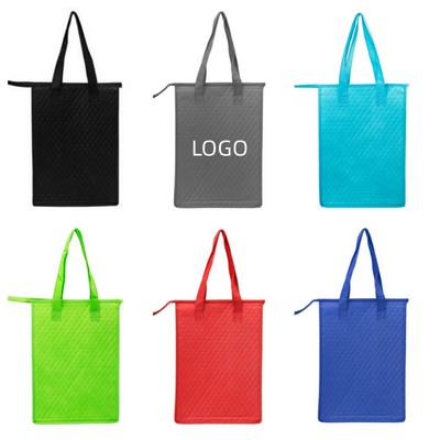 Zipper Insulated Lunch Tote Bags