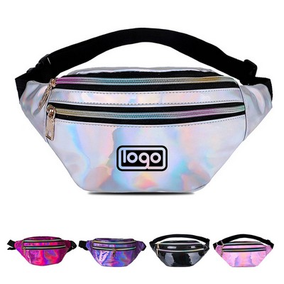 Adjustable Holographic Fanny Pack