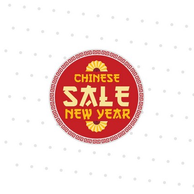 3" Circle Window Cling