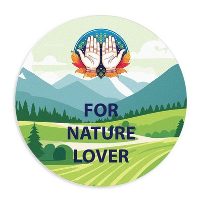 8" Round Vinyl Sticker