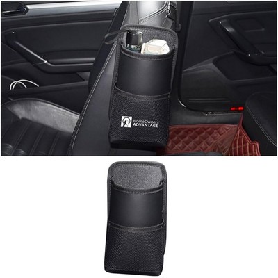 Car Hanging Seat Side Water Bottle Holder Bag With Adjustable Strap
