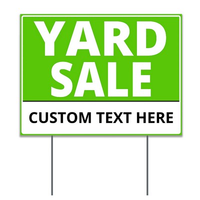 Yard Sale Signs