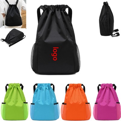 Versatile Oxford Drawstring Backpack