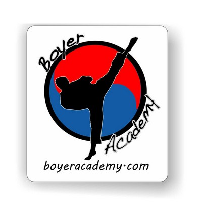 Decal On White Vinyl Material. Full Color