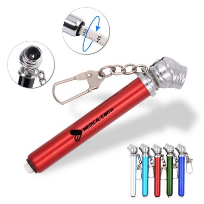 Mini Tire Gauge With Key Chain
