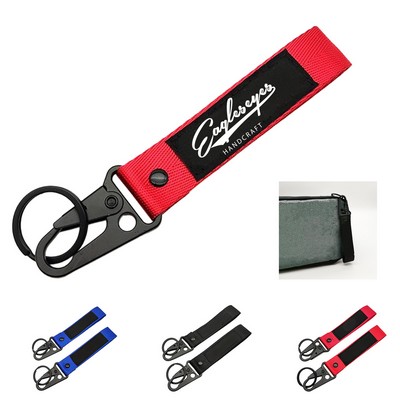 Motorcycle Fabric Keychain