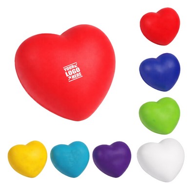 Heart-Shaped PU Foam Stress Ball