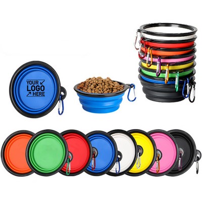 Collapsible Silicone Travel Pet Bowl