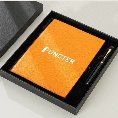 B5 PU Leather Soft Cover Notebook Lined Diary Notebook Set