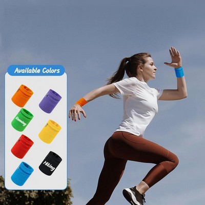 Sports Wristband w/Zipper Pocket