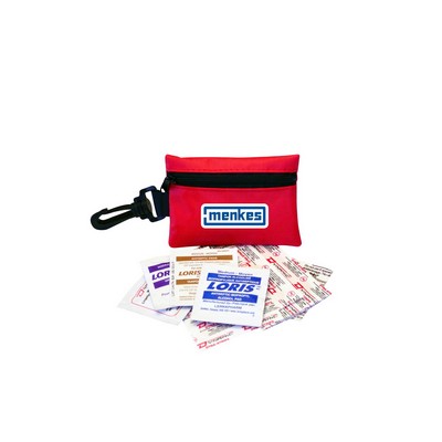 First Aid Kit w/Nylon Bag & Clip (20 Piece)