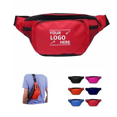 Waterproof Fanny Pack Waist Bag With Raised Buttocks