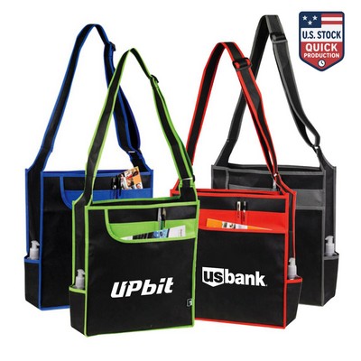 UrbanTrek Multi-Pocket Crossbody Tote